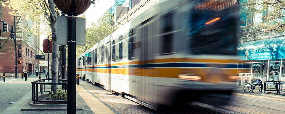 real estate strategic plans Stock image of City Tram
