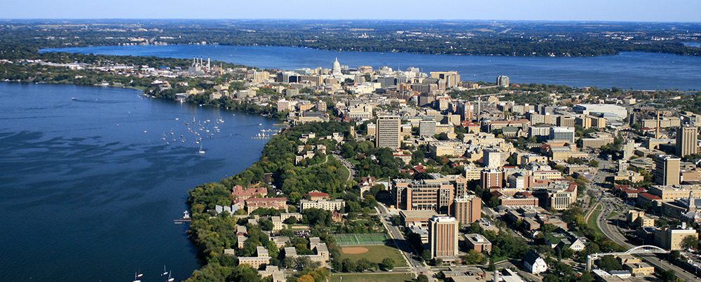 Aerial Photo of Madison, Wisconsin