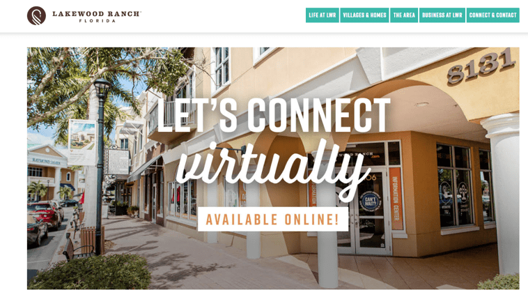 Example 1 - Lakewood Ranch's updated marketing efforts