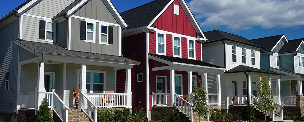 Stock image of houses used as header for architectural preference case study