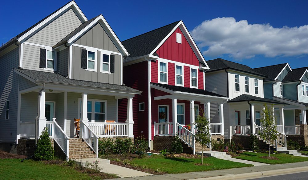 Stock image of houses used as thumbnail for architectural preference case study