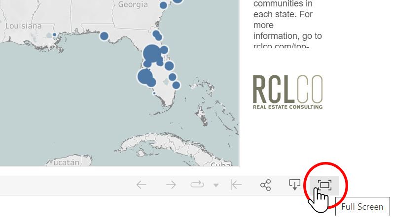 detail of interactive map showing top selling MPCs 2013-2022