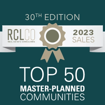 RCLCO's Top-50 MPCs of 2023 - Press Release Thumbnail