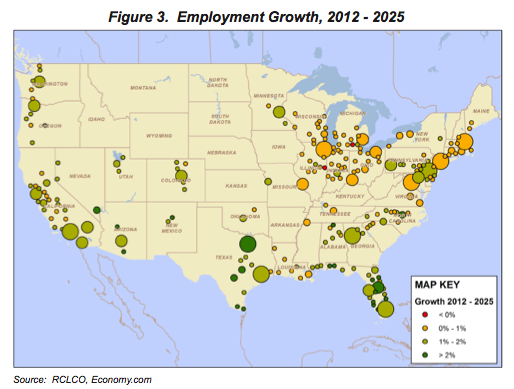 Figure 3. Employment Growth, 2012-2015