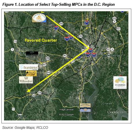 Figure 1 - Location of Select MPCs in DC