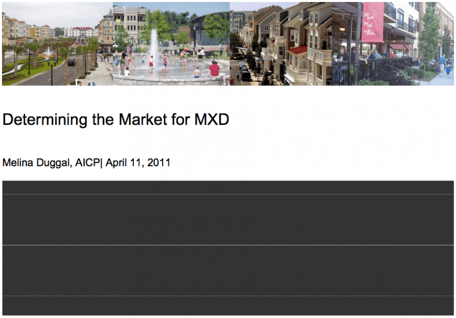 presentation 2011 04 11 Determining the Market for MXD